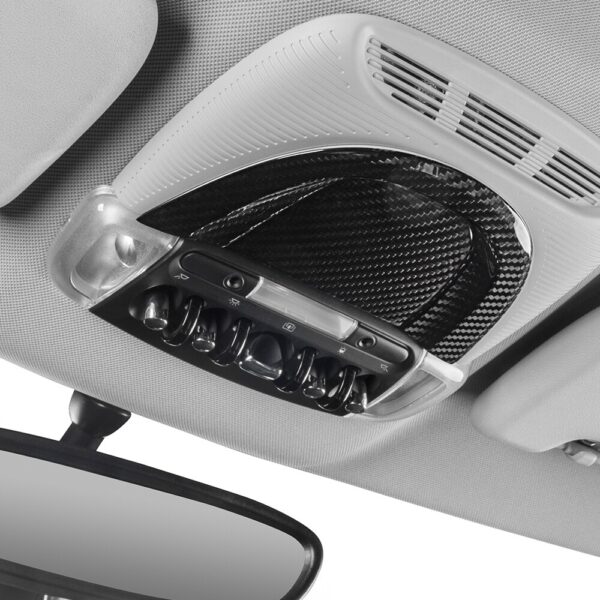 Carbon-Fiber-Car-Interior-Reading-Lamp-Panel-For-BMW-MINI-COOPER-S-ONE-F54-F55-F56-F57-F60-Ceiling-Light-Trim-Sticker-Accessory
