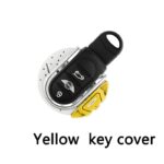 ABS JCW Style Car Key Cover For mini cooper key cover keycase key chain For mini cooper F55 F56 F57 F54 F60 jcw Plastic Material