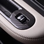 Car Window Control Panel Cover Carbon fiber Sticker For MINI Cooper S F54 F55 F56 F57 F60 Car accessories interior car styling