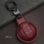 Leather-Car-Key-Cover-Case-for-Bmw-mini-cooper-Key-Cover-Keycase-for-mini-cooper-F55-F56-F57-F54-F60-Key-Chain-Protect