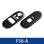 Car Window Control Panel Cover Carbon fiber Sticker For MINI Cooper S F54 F55 F56 F57 F60 Car accessories interior car styling