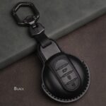 Leather Car Key Cover Case for Bmw mini cooper Key Cover Keycase for mini cooper F55 F56 F57 F54 F60 Key Chain Protect