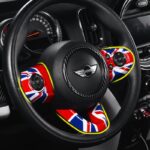 Car Steering wheel multi-function button decoration stickers For BMW MINI Countryman F54 F55 F56 F57 F60 Cooper JCW accessories