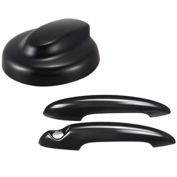 NEW-Door Handle Cover for MINI Cooper S R50 R53 R56,Black Fuel Tank Cap Cover For-BMW Mini Gen 2 R56 for Coope