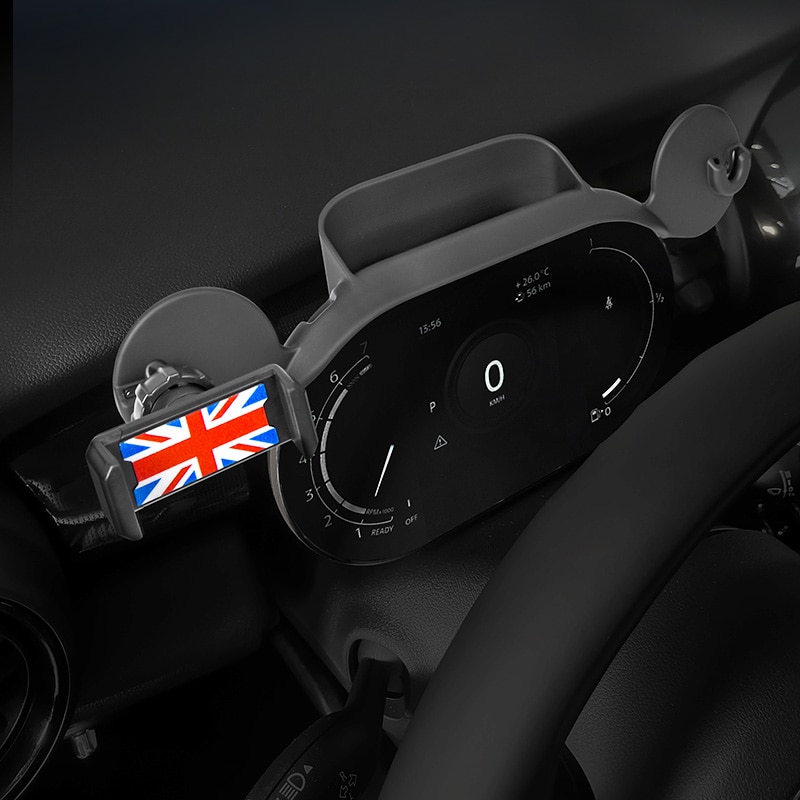 Union Jack Smartphone Cell Phone Mount Holder For BMW Mini Cooper R55 R56  R57 US