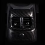 1PC Car Accessories Back Air Vent Cover Sticker Decoration For MINI Cooper F60 Countryman Union Jack Interior