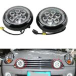 2X White For MINI Led Rally Lights LED DRL Daytime Running Driving Lamp For Mini Cooper R50 R52 R53 2001-2006